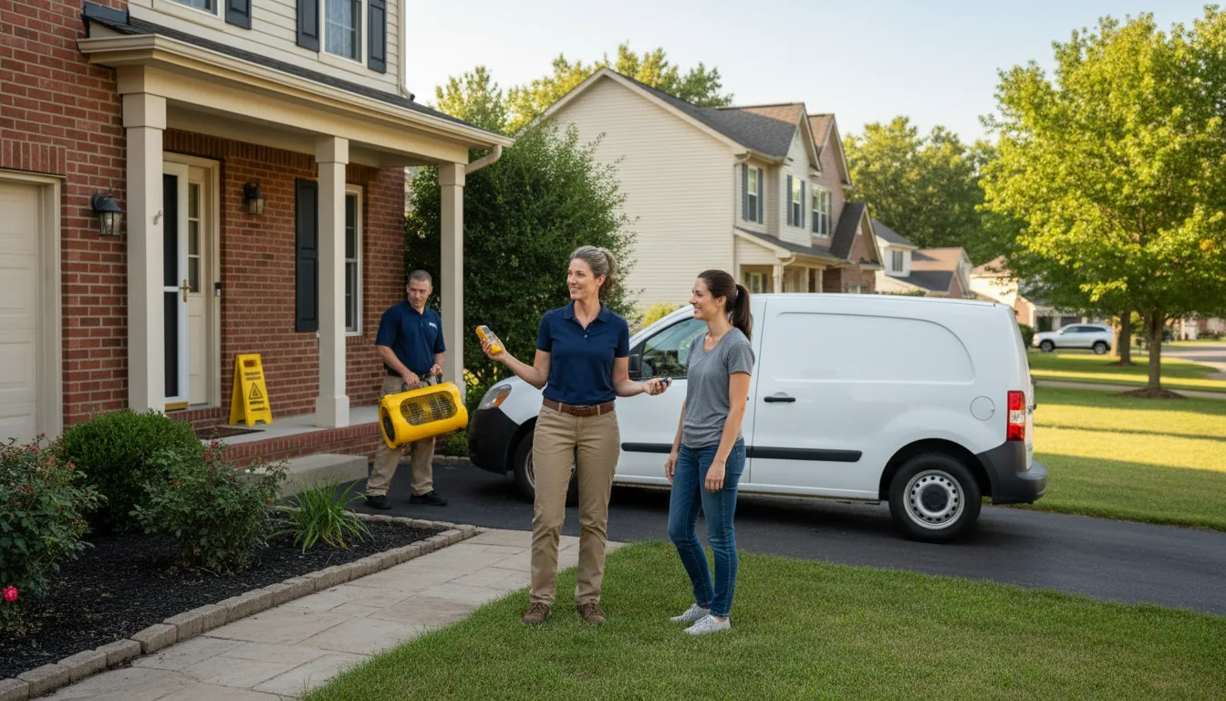 Water restoration image for Emergency Water Damage Restoration in Fairmount, IN